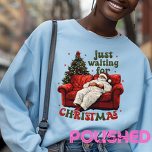 Load image into Gallery viewer, Santa Waiting Sweatshirt