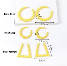 Load image into Gallery viewer, Custom Bamboo Earrings