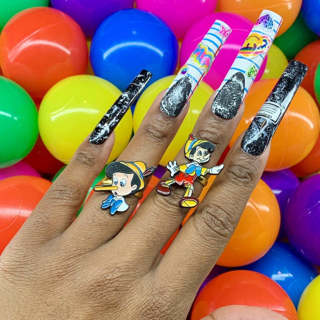 I’m a real boy ring set