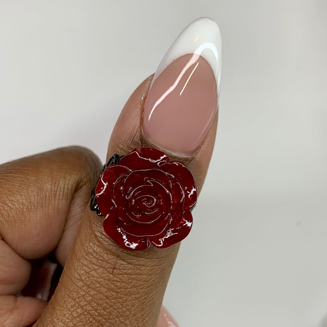 RoseBud Ring (Adjustable)