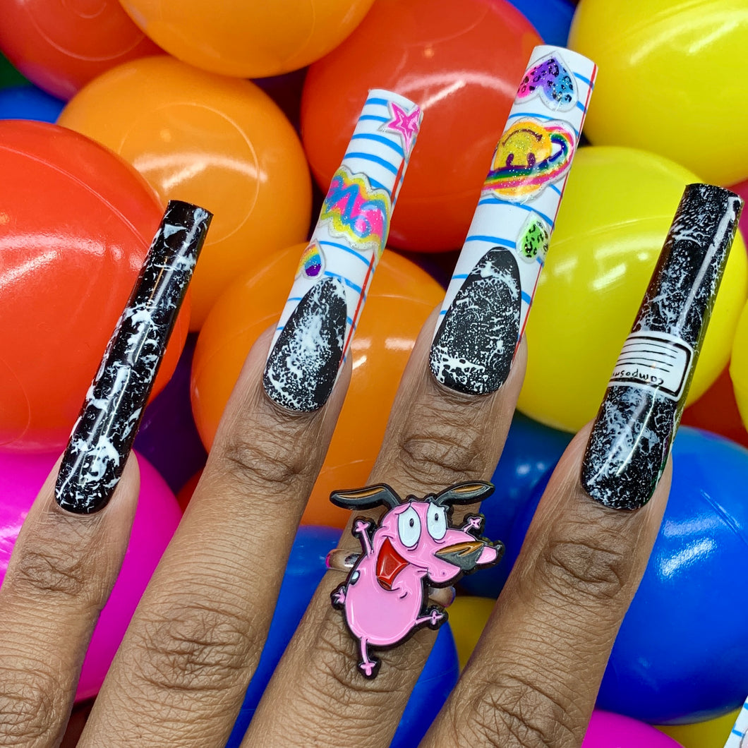 Happy courage ring (adjustable)