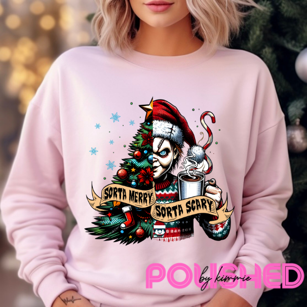 Sorta Merry Chucky Sweatshirt