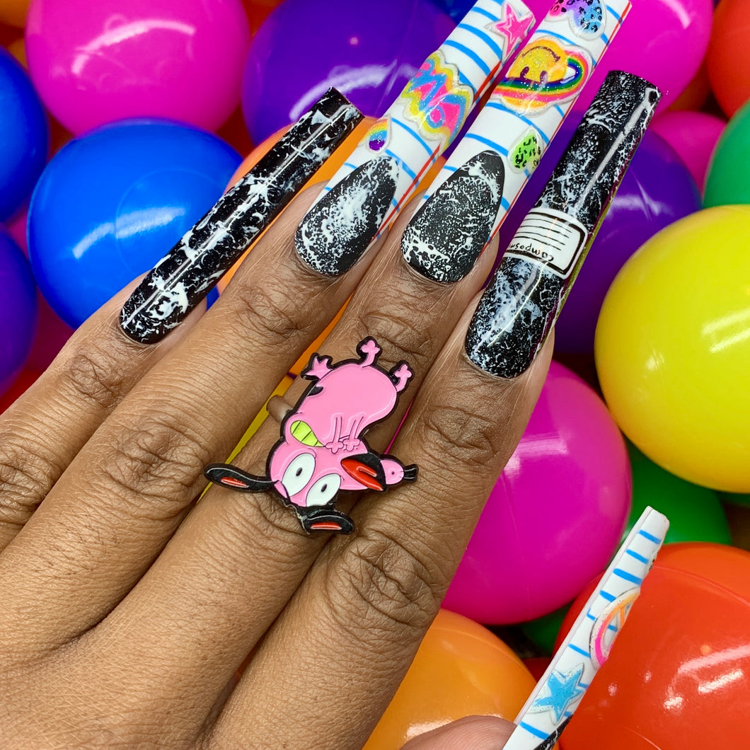 Scared courage Ring (adjustable)