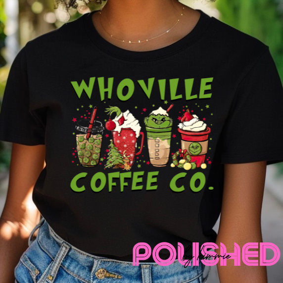 Who coffee t shirt