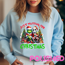 Load image into Gallery viewer, Just Waiting For Christmas Sweatshirt
