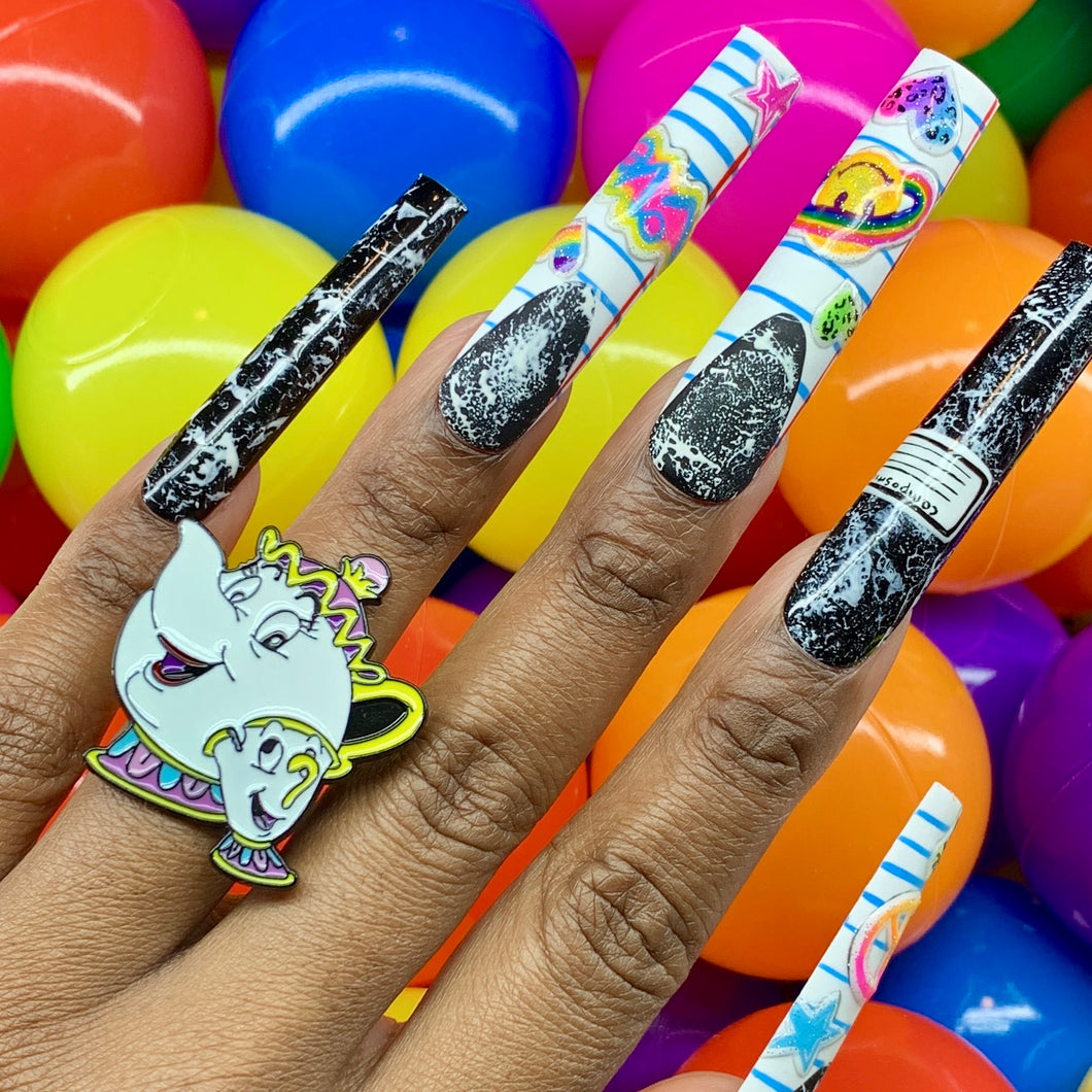 Pot and chip ring (adjustable)