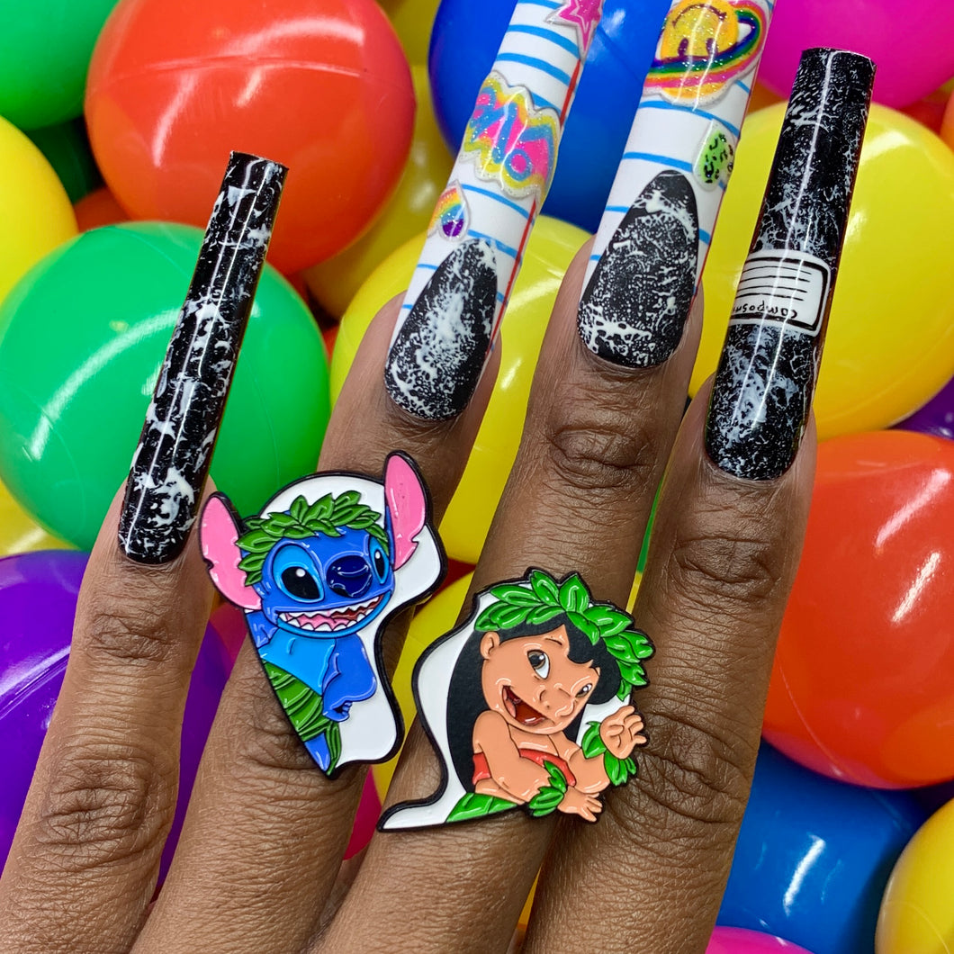 Stitch ring set (adjustable)