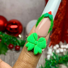 Load image into Gallery viewer, Fluffy Holiday Bow Ring (handmade &amp; adjustable )
