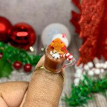 Load image into Gallery viewer, Hot Cocoa Ring (handmade &amp; adjustable)
