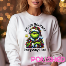 Load image into Gallery viewer, Everything’s Fine sweatshirt
