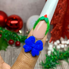 Load image into Gallery viewer, Fluffy Holiday Bow Ring (handmade &amp; adjustable )

