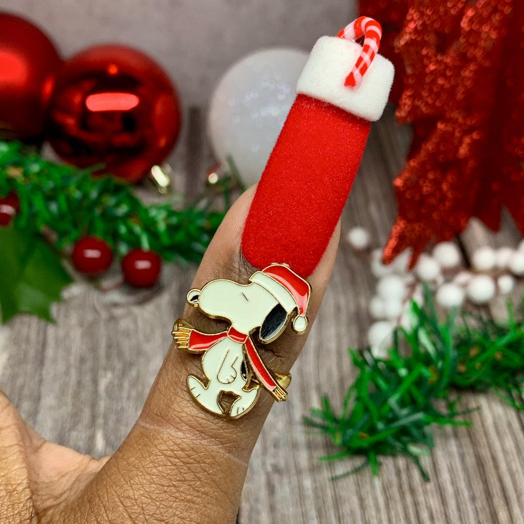Snoopy Holiday Ring (adjustable)