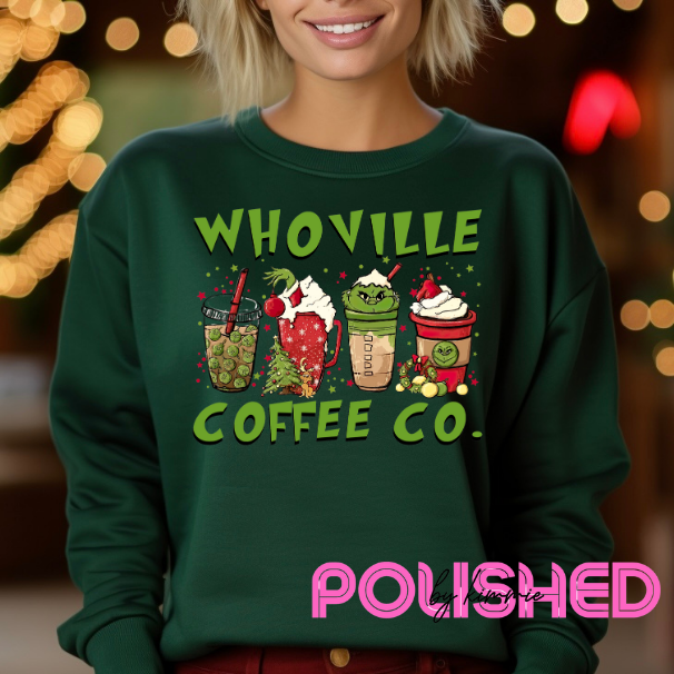 Who Coffee Sweatshirt