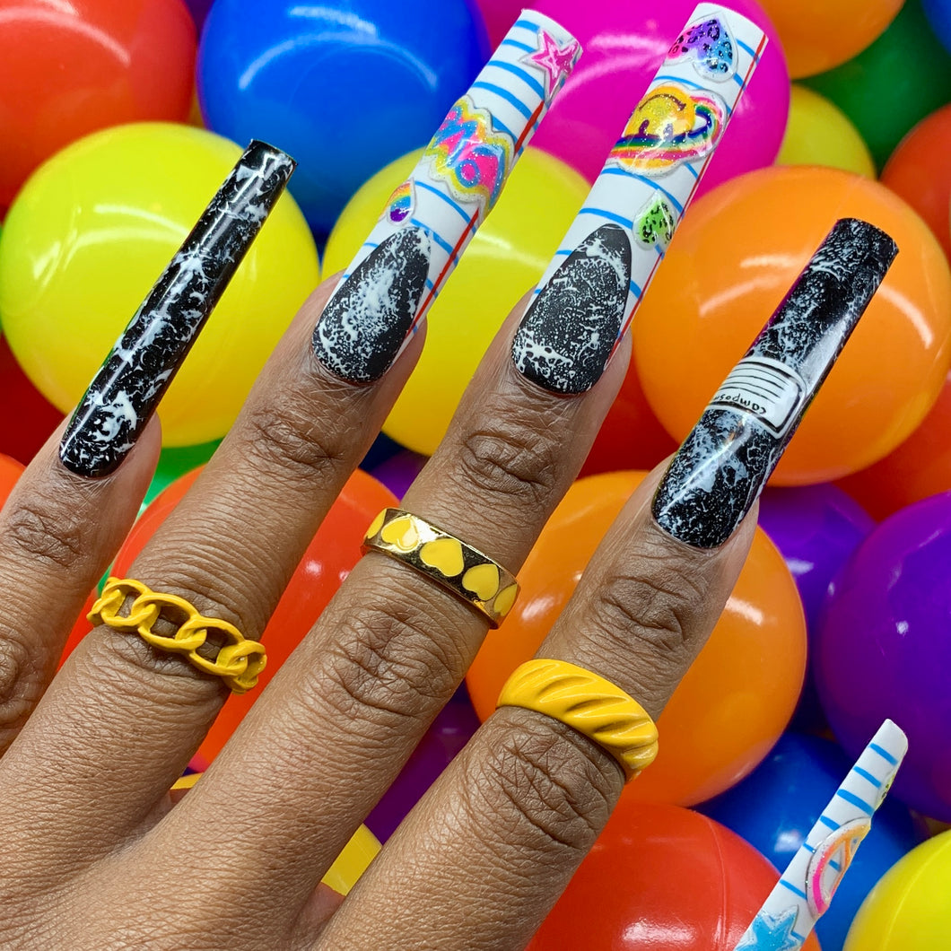 Yellow let’s link up Ring Set