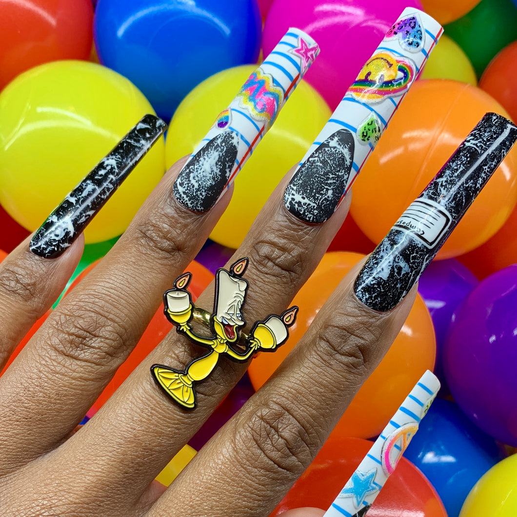 Happy lamp ring (adjustable)