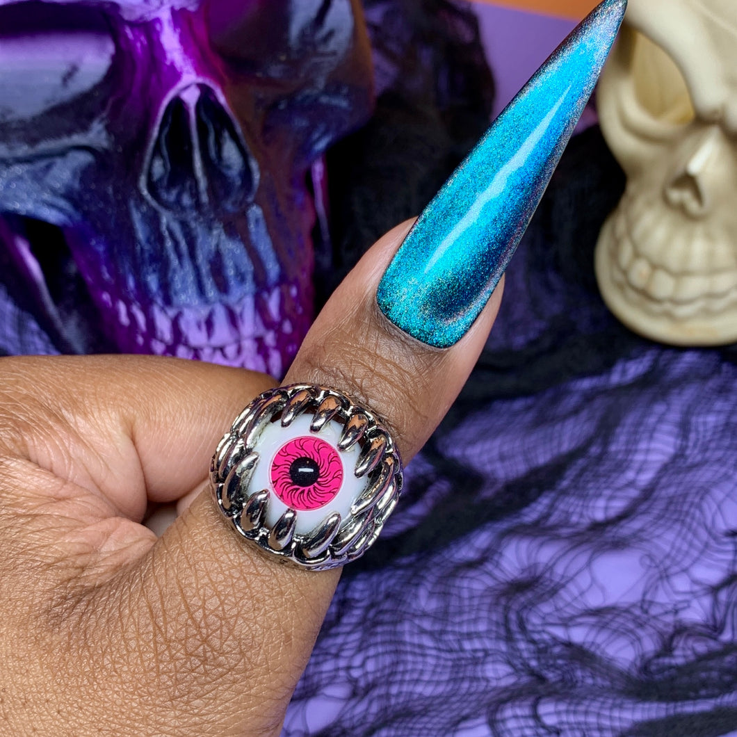 All eyes on me ring (Pink)