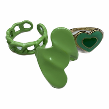 Load image into Gallery viewer, Green With Envy (Ring Set)
