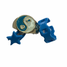 Load image into Gallery viewer, Blue Ying Yang (Ring Set)
