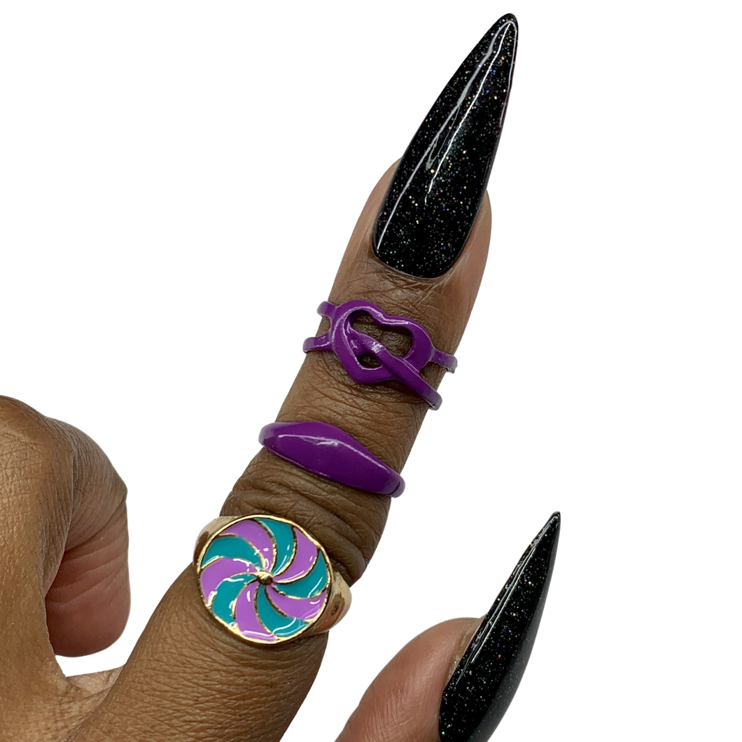 Purple Rain (Ring Set)